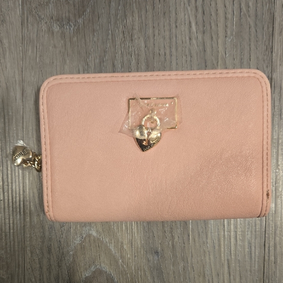 Handbags - Juicy Coutour Women’s Pink Zip Wallet - Gold Hardware- New